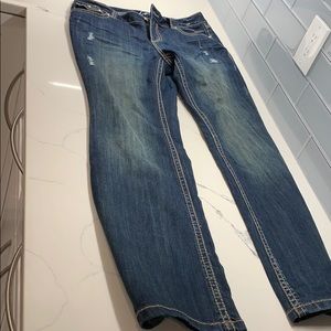 INC Denim curvy fit boot leg